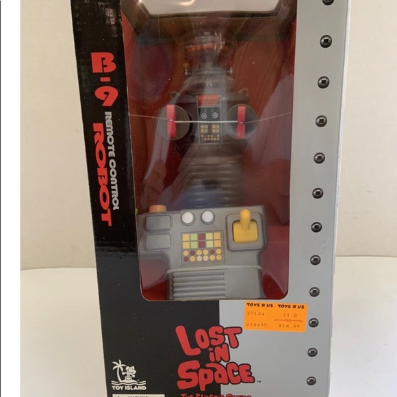 1998 LOST IN SPACE B-9 REMOTE CONTROL ROBOT,TOY ISLAND New/Sealed-Classic Series - Picture 2 of 7